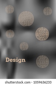 Creative Cover Page. Vector Layout for Leaflets. Blurred Decorative Creative Color Page in Abstract Style with Text Box. Vector Pattern for Posters. Nice A4 Color Sample.