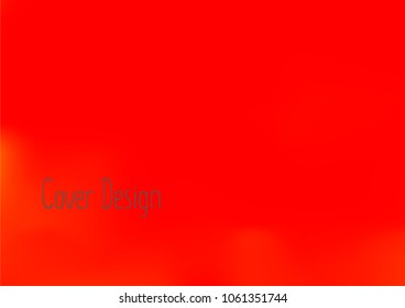 Creative Cover Page. Vector Layout for Leaflets. Blurred Decorative Creative Color Page in Abstract Style with Text Box. Vector Pattern for Posters. Nice A4 Color Sample.