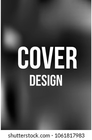 Creative Cover Page. Vector Layout for Leaflets. Blurred Decorative Creative Color Page in Abstract Style with Text Box. Vector Pattern for Posters. Nice A4 Color Sample.