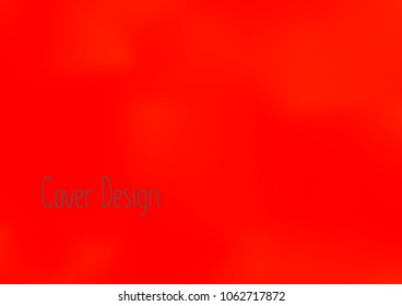 Creative Cover Page. Vector Layout for Leaflets. Blurred Decorative Creative Color Page in Abstract Style with Text Box. Vector Pattern for Posters. Nice A4 Color Sample.