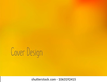 Creative Cover Page. Vector Layout for Leaflets. Blurred Decorative Creative Color Page in Abstract Style with Text Box. Vector Pattern for Posters. Nice A4 Color Sample.