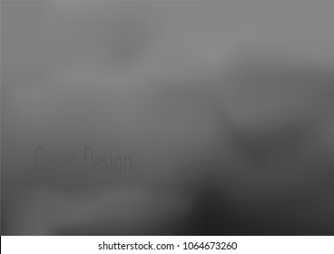 Creative Cover Page. Vector Layout for Leaflets. Blurred Decorative Creative Color Page in Abstract Style with Text Box. Vector Pattern for Posters. Nice A4 Color Sample.