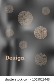 Creative Cover Page. Vector Layout for Leaflets. Blurred Decorative Creative Color Page in Abstract Style with Text Box. Vector Pattern for Posters. Nice A4 Color Sample.