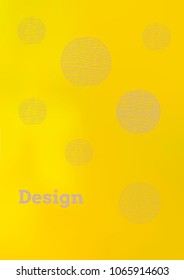 Creative Cover Page. Vector Layout for Leaflets. Blurred Decorative Creative Color Page in Abstract Style with Text Box. Vector Pattern for Posters. Nice A4 Color Sample.