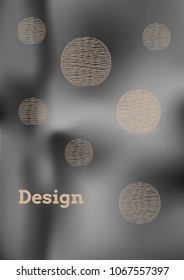 Creative Cover Page. Vector Layout for Leaflets. Blurred Decorative Creative Color Page in Abstract Style with Text Box. Vector Pattern for Posters. Nice A4 Color Sample.