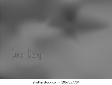 Creative Cover Page. Vector Layout for Leaflets. Blurred Decorative Creative Color Page in Abstract Style with Text Box. Vector Pattern for Posters. Nice A4 Color Sample.