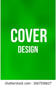Creative Cover Page. Vector Layout for Leaflets. Blurred Decorative Creative Color Page in Abstract Style with Text Box. Vector Pattern for Posters. Nice A4 Color Sample.
