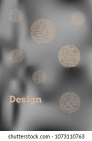 Creative Cover Page. Vector Layout for Leaflets. Blurred Decorative Creative Color Page in Abstract Style with Text Box. Vector Pattern for Posters. Nice A4 Color Sample.