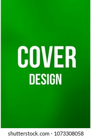 Creative Cover Page. Vector Layout for Leaflets. Blurred Decorative Creative Color Page in Abstract Style with Text Box. Vector Pattern for Posters. Nice A4 Color Sample.