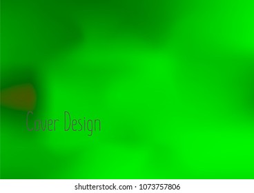 Creative Cover Page. Vector Layout for Leaflets. Blurred Decorative Creative Color Page in Abstract Style with Text Box. Vector Pattern for Posters. Nice A4 Color Sample.