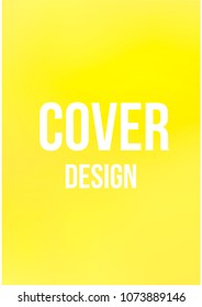 Creative Cover Page. Vector Layout for Leaflets. Blurred Decorative Creative Color Page in Abstract Style with Text Box. Vector Pattern for Posters. Nice A4 Color Sample.