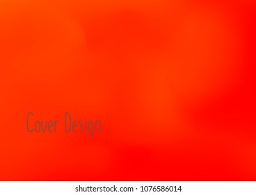 Creative Cover Page. Vector Layout for Leaflets. Blurred Decorative Creative Color Page in Abstract Style with Text Box. Vector Pattern for Posters. Nice A4 Color Sample.