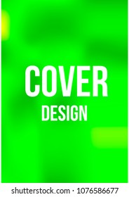 Creative Cover Page. Vector Layout for Leaflets. Blurred Decorative Creative Color Page in Abstract Style with Text Box. Vector Pattern for Posters. Nice A4 Color Sample.