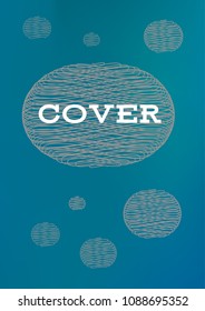 Creative Cover Page. Vector Layout for Leaflets. Blurred Decorative Creative Color Page in Abstract Style with Text Box. Vector Pattern for Posters. Nice A4 Color Sample.