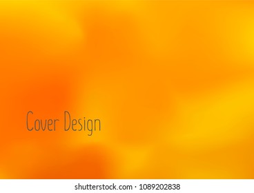 Creative Cover Page. Vector Layout for Leaflets. Blurred Decorative Creative Color Page in Abstract Style with Text Box. Vector Pattern for Posters. Nice A4 Color Sample.