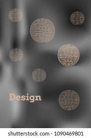 Creative Cover Page. Vector Layout for Leaflets. Blurred Decorative Creative Color Page in Abstract Style with Text Box. Vector Pattern for Posters. Nice A4 Color Sample.
