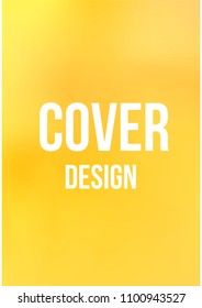 Creative Cover Page. Vector Layout for Leaflets. Blurred Decorative Creative Color Page in Abstract Style with Text Box. Vector Pattern for Posters. Nice A4 Color Sample.