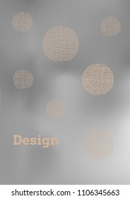 Creative Cover Page. Vector Layout for Leaflets. Blurred Decorative Creative Color Page in Abstract Style with Text Box. Vector Pattern for Posters. Nice A4 Color Sample.
