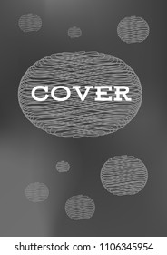 Creative Cover Page. Vector Layout for Leaflets. Blurred Decorative Creative Color Page in Abstract Style with Text Box. Vector Pattern for Posters. Nice A4 Color Sample.