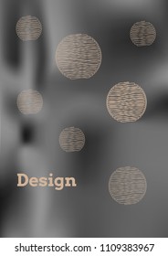 Creative Cover Page. Vector Layout for Leaflets. Blurred Decorative Creative Color Page in Abstract Style with Text Box. Vector Pattern for Posters. Nice A4 Color Sample.