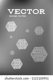 Creative Cover Page. Vector Layout for Leaflets. Blurred Decorative Creative Color Page in Abstract Style with Text Box. Vector Pattern for Posters. Nice A4 Color Sample.