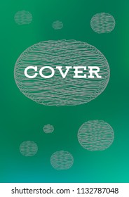Creative Cover Page. Vector Layout for Leaflets. Blurred Decorative Creative Color Page in Abstract Style with Text Box. Vector Pattern for Posters. Nice A4 Color Sample.