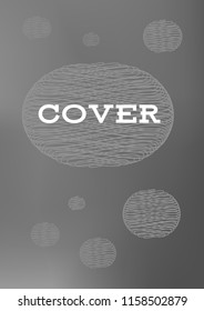 Creative Cover Page. Vector Layout for Leaflets. Blurred Decorative Creative Color Page in Abstract Style with Text Box. Vector Pattern for Posters. Nice A4 Color Sample.