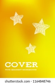 Creative Cover Page. Vector Layout for Leaflets. Blurred Decorative Creative Color Page in Abstract Style with Text Box. Vector Pattern for Posters. Nice A4 Color Sample.