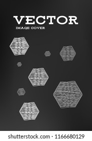 Creative Cover Page. Vector Layout for Leaflets. Blurred Decorative Creative Color Page in Abstract Style with Text Box. Vector Pattern for Posters. Nice A4 Color Sample.