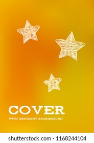 Creative Cover Page. Vector Layout for Leaflets. Blurred Decorative Creative Color Page in Abstract Style with Text Box. Vector Pattern for Posters. Nice A4 Color Sample.