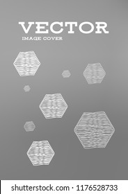 Creative Cover Page. Vector Layout for Leaflets. Blurred Decorative Creative Color Page in Abstract Style with Text Box. Vector Pattern for Posters. Nice A4 Color Sample.