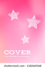 Creative Cover Page. Vector Layout for Leaflets. Blurred Decorative Creative Color Page in Abstract Style with Text Box. Vector Pattern for Posters. Nice A4 Color Sample.