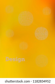 Creative Cover Page. Vector Layout for Leaflets. Blurred Decorative Creative Color Page in Abstract Style with Text Box. Vector Pattern for Posters. Nice A4 Color Sample.