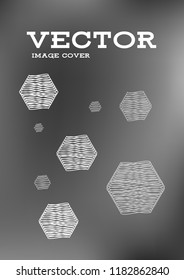 Creative Cover Page. Vector Layout for Leaflets. Blurred Decorative Creative Color Page in Abstract Style with Text Box. Vector Pattern for Posters. Nice A4 Color Sample.