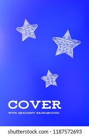 Creative Cover Page. Vector Layout for Leaflets. Blurred Decorative Creative Color Page in Abstract Style with Text Box. Vector Pattern for Posters. Nice A4 Color Sample.