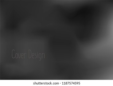 Creative Cover Page. Vector Layout for Leaflets. Blurred Decorative Creative Color Page in Abstract Style with Text Box. Vector Pattern for Posters. Nice A4 Color Sample.