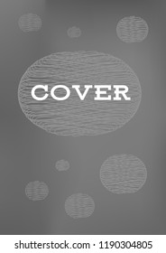 Creative Cover Page. Vector Layout for Leaflets. Blurred Decorative Creative Color Page in Abstract Style with Text Box. Vector Pattern for Posters. Nice A4 Color Sample.