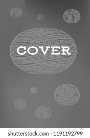 Creative Cover Page. Vector Layout for Leaflets. Blurred Decorative Creative Color Page in Abstract Style with Text Box. Vector Pattern for Posters. Nice A4 Color Sample.