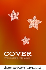 Creative Cover Page. Vector Layout for Leaflets. Blurred Decorative Creative Color Page in Abstract Style with Text Box. Vector Pattern for Posters. Nice A4 Color Sample.