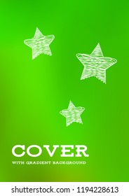 Creative Cover Page. Vector Layout for Leaflets. Blurred Decorative Creative Color Page in Abstract Style with Text Box. Vector Pattern for Posters. Nice A4 Color Sample.