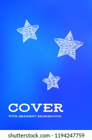 Creative Cover Page. Vector Layout for Leaflets. Blurred Decorative Creative Color Page in Abstract Style with Text Box. Vector Pattern for Posters. Nice A4 Color Sample.