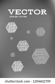 Creative Cover Page. Vector Layout for Leaflets. Blurred Decorative Creative Color Page in Abstract Style with Text Box. Vector Pattern for Posters. Nice A4 Color Sample.