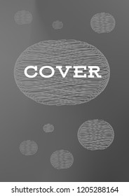 Creative Cover Page. Vector Layout for Leaflets. Blurred Decorative Creative Color Page in Abstract Style with Text Box. Vector Pattern for Posters. Nice A4 Color Sample.