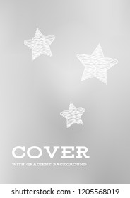 Creative Cover Page. Vector Layout for Leaflets. Blurred Decorative Creative Color Page in Abstract Style with Text Box. Vector Pattern for Posters. Nice A4 Color Sample.