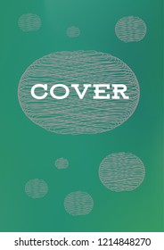 Creative Cover Page. Vector Layout for Leaflets. Blurred Decorative Creative Color Page in Abstract Style with Text Box. Vector Pattern for Posters. Nice A4 Color Sample.