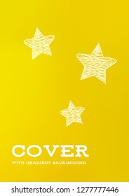 Creative Cover Page. Vector Layout for Leaflets. Blurred Decorative Creative Color Page in Abstract Style with Text Box. Vector Pattern for Posters. Nice A4 Color Sample.