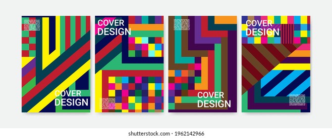 creative cover and poster design template. geometry shape for banner, flyer, magazine, booklet, sales promotion and advertising