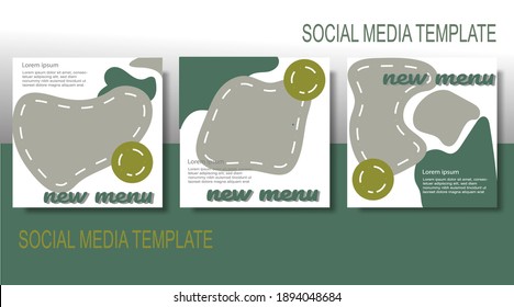 Creative cover simple liquid design vector for Social media, Editable background collection 