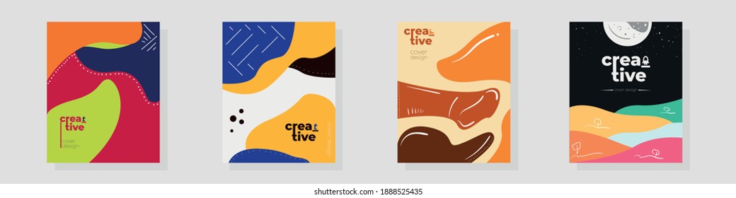 creative cover with unique ornament and give its own meaning