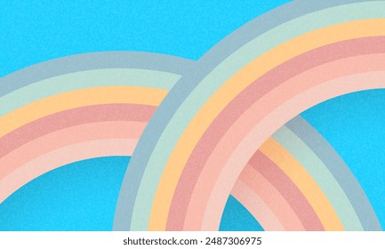 Creative covers or horizontal posters in modern minimal style for corporate identity, branding, social media ads, promo. Modern layout designs in vintage vaporwave 70s style stripes poster background 